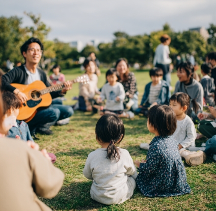 学びと人が自然につながる“場”イメージ